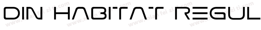 DIN Habitat Regular字体转换